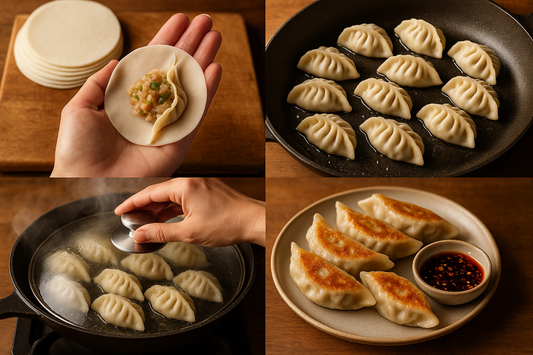 How to make the best pan-fried dumplings.