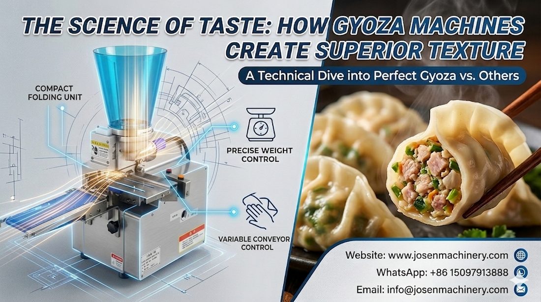 Why Does a Gyoza Machine Produce Better Texture Than Other Dumpling Machines?