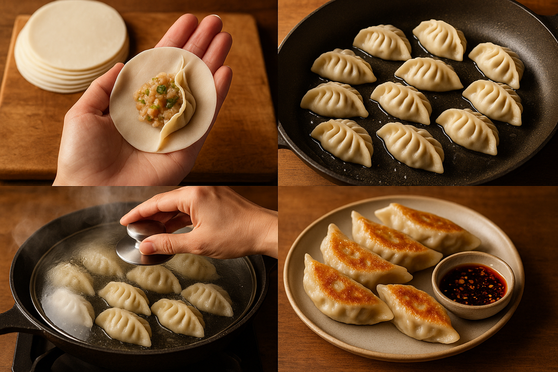 How to make the best pan-fried dumplings.